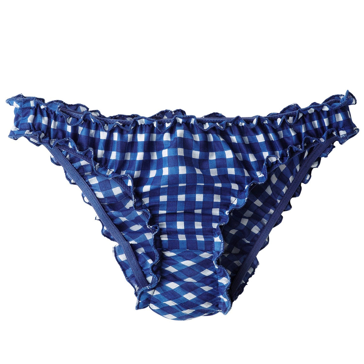 Cheerful Navy Blue Gingham Knickers -  Canada